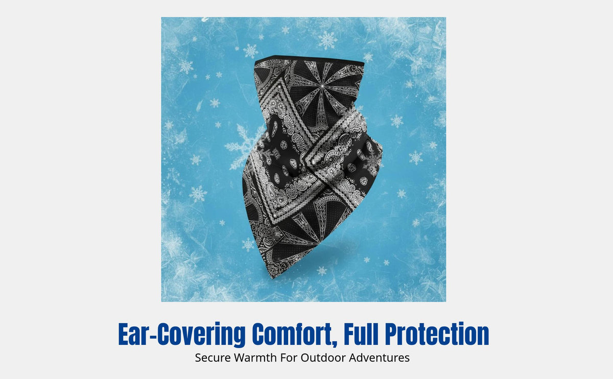 Ear Protection Neck Warmer Face Cover, Unisex Pullover Scarf, Autumn Winter, Outdoor Sports, Cycling, Skiing, Running, Windproof