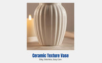 Modern Minimalist Ceramic Vase, Creative European Style, Desktop Flower Holder for Living Room, Dining Table, Home Decor