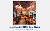 2026 Horse Year Paper Lantern Banner, New Year Hanging Decoration, DIY