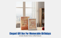 Jigsaw picture frame Birthday Gift Box DIY desktop decoration Personalized assembly game For friends and partners