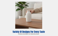 Mini Matte Ceramic Vase, Flower Container, Home Decor, Hydroponic, Multiple Designs