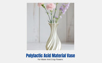 Modern Nordic 3D Printed Silk Vase, Artistic Minimalist Flower Holder, Decorative Home Accent