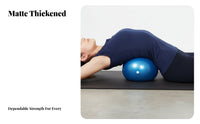 Thickened Exercise Ball, 25cm Pilates Mini Ball, Anti-Burst Matte Balance Ball, Multi-Color, Core Training, Home Gym