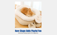 Small Pet Plush Mat, All-Season Pet Bed, Indoor Pad, Warm Lambswool, Soft and Plush, Cute Design