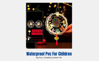 Waterproof PVC Lantern, Cartoon Pony, DIY Kit, holiday, Kids