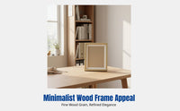 Three-dimensional DIY picture frame, Creative blank wooden frame, Desktop decoration, Gift for home decor