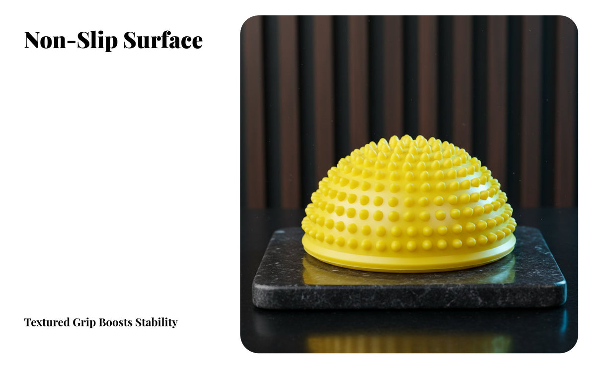 Kids Tactile Training Balance Mat, Foot Massage Half Sphere, Stepping Stone Toy, Random Color