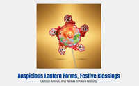 2026 New Year Lantern, Rotating Fan DIY Kit, Children's Holiday Craft