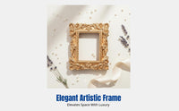 Mini Vintage European Picture Frame, Embossed Resin, Nail Art & Earring Display Prop