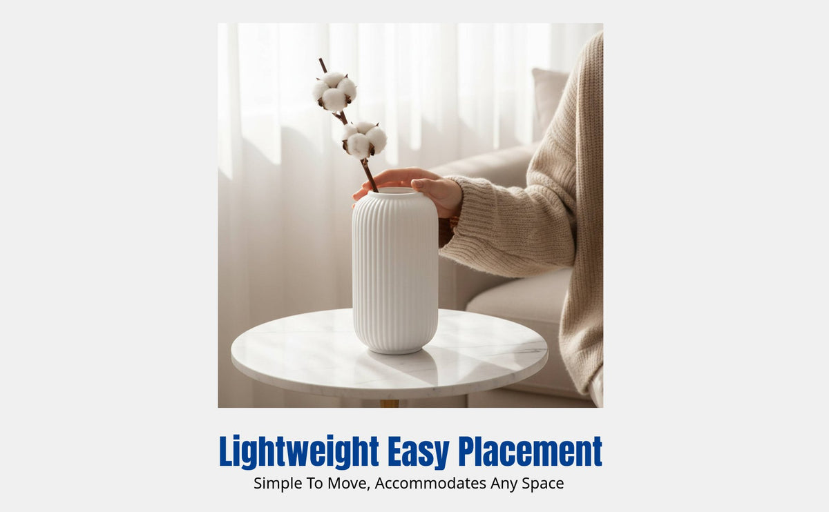Upright Stripe Vase, Creative Lantern Shape, Modern Minimalist Desktop Decor