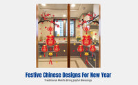 2026 Horse Year Holiday Window Sticker, Kitchen Static Cling, New Year Glass Decal