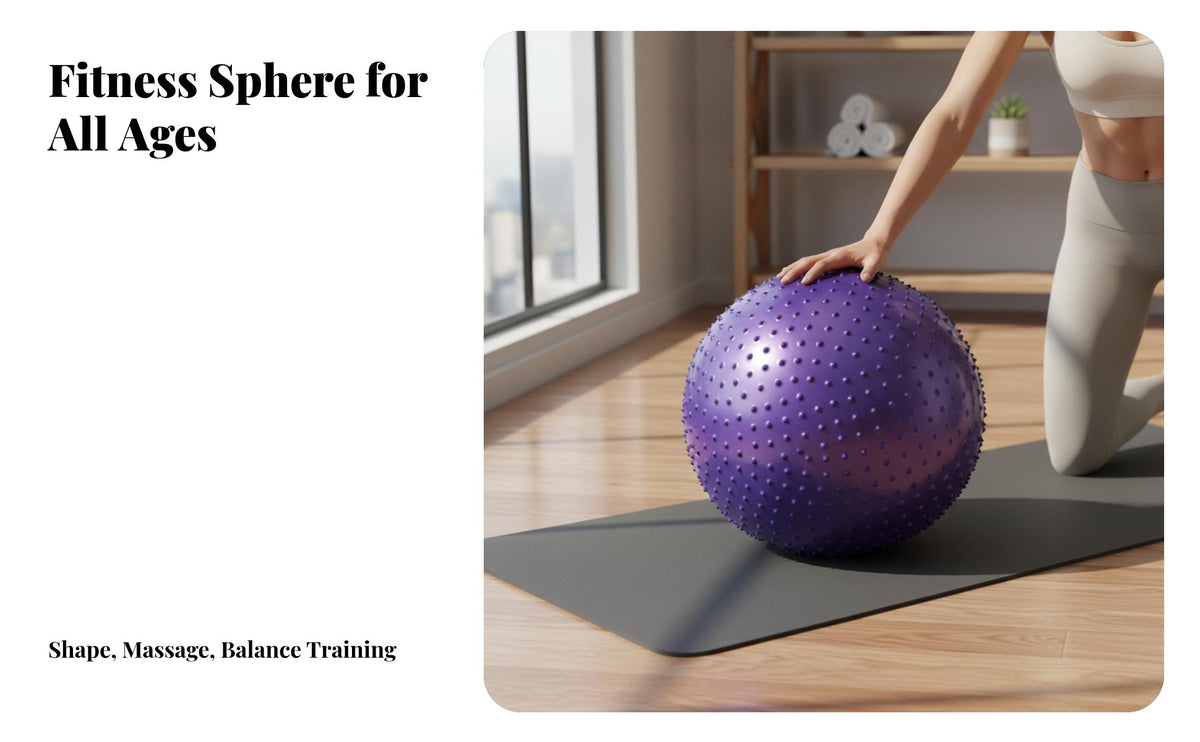 fitness sphere, Antirupture Exercise sphere, Thickened Balance sphere for Adults and Kids, Home Fitness, tactile Training