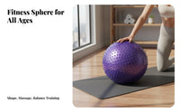 fitness sphere, Antirupture Exercise sphere, Thickened Balance sphere for Adults and Kids, Home Fitness, tactile Training