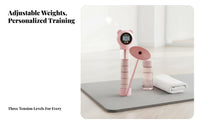 Abdominal Breathing Dumbbell for Lung Capacity, Smart Counter, Portable