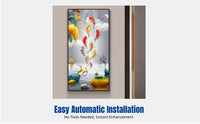 High-End Dimensional Entrance Wall Sticker, Decorative Wall Art for Hallway and Living Room