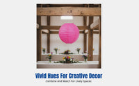 Paper Lantern, Round Handmade Lampshade, Wedding, Home, Farmhouse, DIY Decor