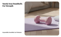Mini Dumbbell, Cast Iron, Coated, Youth, Home Gym, Multiple Weights