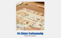 3D Scenery Sticker, Autumn Harvest Series, DIY Miniature Scene, Hand-Drawn PET, Large