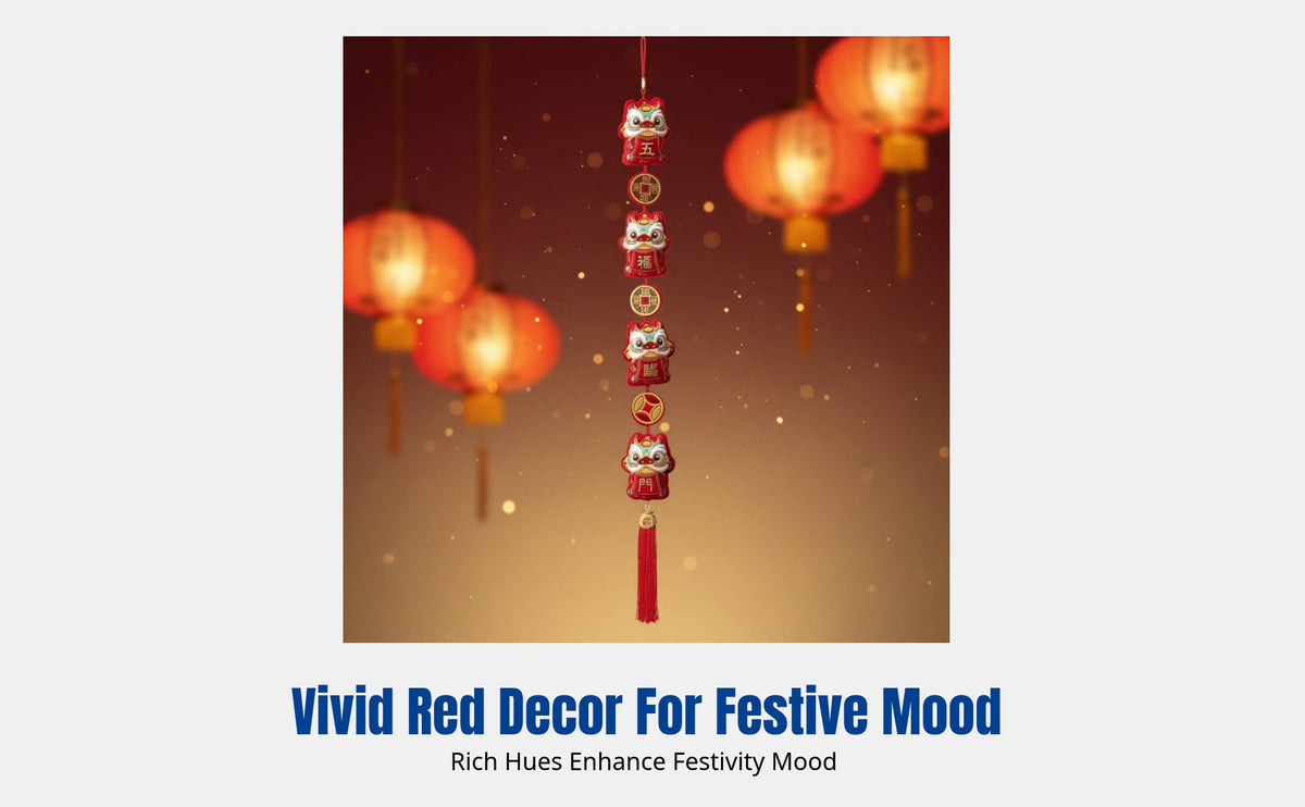 Chinese Zodiac Horse Year 2026 Hanging Decoration, New Year Fortunate Fu Character, Seasonal Holiday Living Room Decor