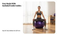 Thickened Antirupture exercise sphere, Fitness Exercise sphere for Beginners, Adults, Kids, abdominal strength Balance, Elasticity