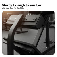Adjustable Roman Chair, Abdominal 6-Level Commercial exercise Bench, Thick pad, Home Gym