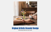 Handwoven Ceramic Fruit Bracelet, Unique Sweet Beaded Jewelry, Artistic Gift for Friends and Partners