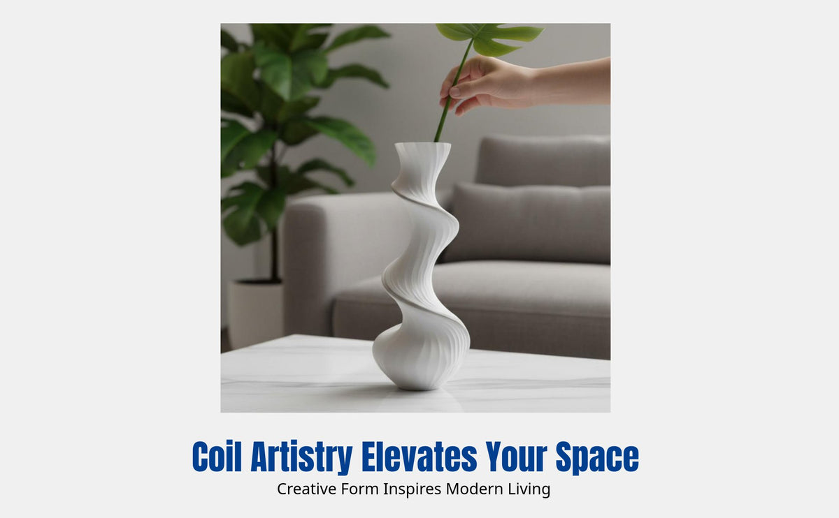 Ceramic Vase, Creative Twisted Design, Water Cultivation, Home Decor, Living Room, Housewarming Gift