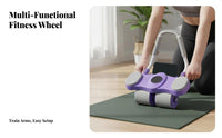 AI Smart Ab Wheel, 4-Wheel Automatic Recoil, Home Exercise, Multi-Functional, 2023 New, Ergonomic Design