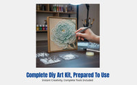 Modern Chinese Bead Painting, DIY Craft Gift Kit, Floral Art, Song Brocade, Christmas, New Year, Home Activity