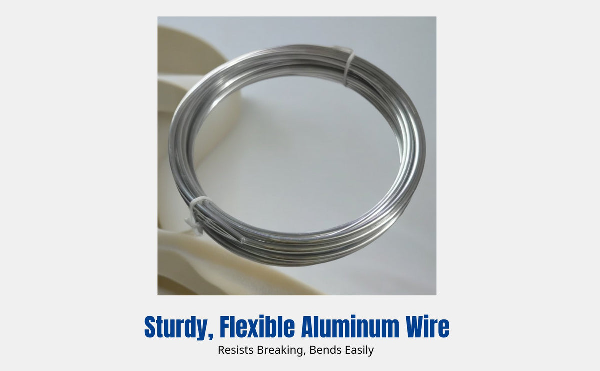 Aluminum Armature Wire, Model Iron Wire, Support Frame, DIY Craft Material for Clay, Sculpture, Soft Pottery