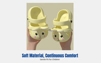 Cartoon Bunny Clogs, Cute Kids Slip-On Sandals, Breathable Anti-Slip Summer Shoes for Girls