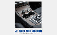 Car Interior Cup Holder Mat, Cat Cartoon, Non-Slip, Universal Round Rubber