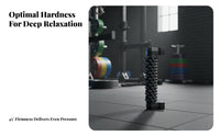 Foam massage cylinder with Support Frame, Deep Tissue Massage, Slimming, stretching cylinder for Leg Muscle Relief