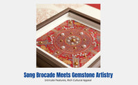 Chinese bead Embroidery DIY Kit, Song Brocade Frame Art, Holiday Craft, Group Decor, Random design