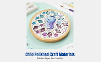 Tile Drink Mat DIY Kit, Cartoon Handmade Craft Set, Creative Art Toy for Kids and Adults
