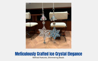 Ice Crystal Wind Chime Phone Charm, Handmade Cute Girl Decoration, Crystal Ornament, Gift for Friends, Bag Charm