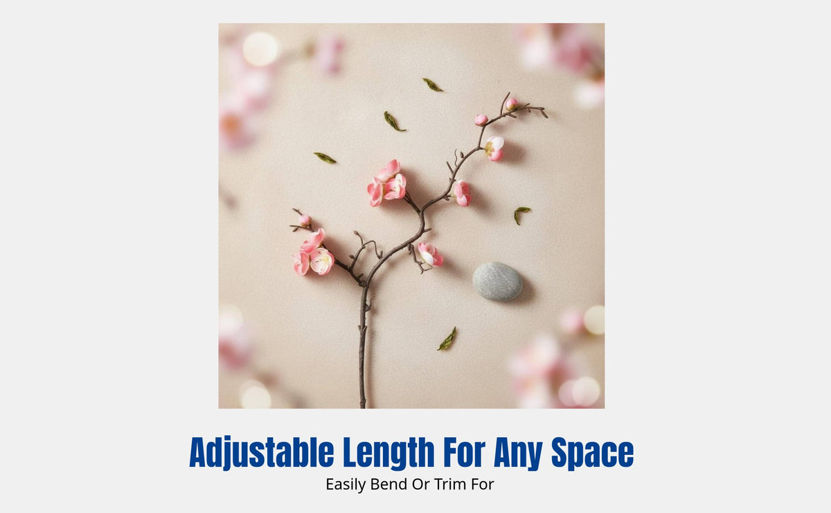 Artificial Flower, Ceramic Vase Set, Tranquil Faux Arrangement for Living Room Decor