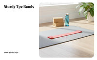 TPE Loop Elastic Band Set, Multi-Color, Strength Training, Stretching, Sports, Fitness