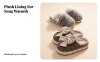 house shoes, Plush Indoor house shoes for Women, Winter 2025, Thick Sole, Non-Slip, Couple Random hues