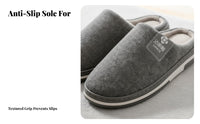 house shoes, Men's Large Size, Indoor Winter Warm, Non-Slip, Breathable, Home Shoes