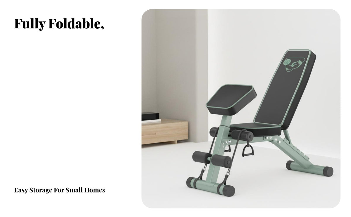 Dumbbell Bench, Multi-Functional Home Fitness Chair, Foldable exercise Equipment for Men