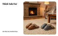 Cotton house shoes, Autumn Winter, Waterproof, Non-Slip, Thick Sole, quiet, Home, Couple Indoor Shoes