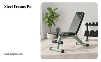 Adjustable Dumbbell Bench, Multi-Functional Fitness Chair, Foldable Home Gym Equipment for Men