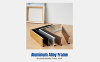 Aluminum Alloy Narrow Border Display Frame, Metal Poster Frame, Customizable for Digital Oil Painting, Various Sizes