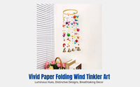Large Origami Crane Wind Chime DIY Kit, Complete Hanging Decoration, School Craft Activity, Event Project, Handmade Decor