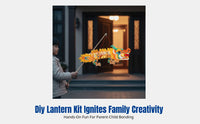 Koi Lantern DIY Kit for Kids, Creative Music Handheld Light, Holiday Craft