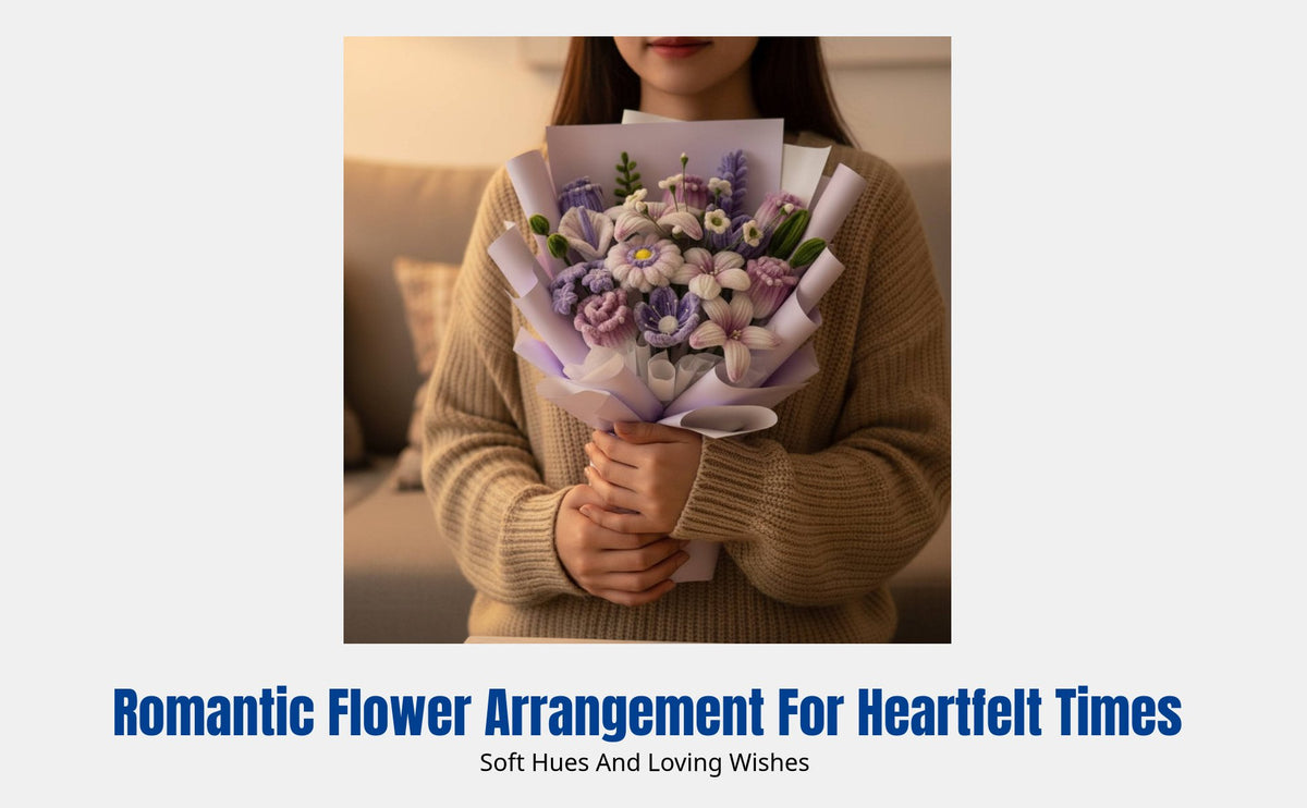 DIY Kit for Handwoven Twist Rod Flower Arrangement, Birthday, Valentine's Day Gift for Partner, Girlfriend, Friend