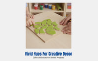 Irregular Ceramic Tiles for DIY Crafts, Kindergarten Projects, Multi-Color Decor