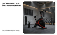 Cycle Bike, Indoor Magnetic Exercise Bike, Quiet Home Fitness Equipment, Adjustable Tension, Ergonomic Design