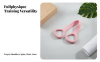 8-Shape Elastic Band for Women, Shoulder and Spine Stretching, Home Fitness Equipment, Multiple Colors